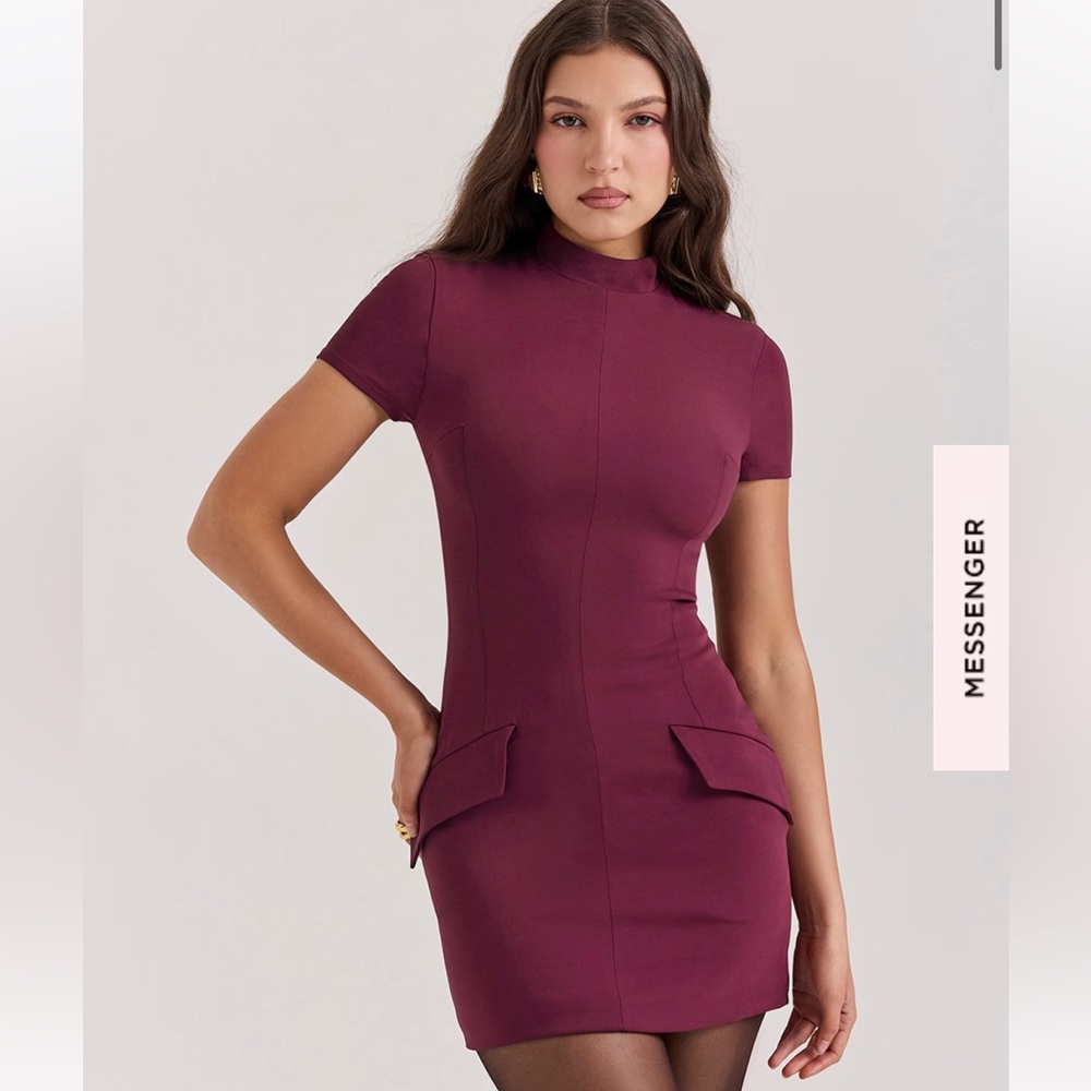 NWT Alia mulberry mini dress